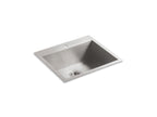 KOHLER K-3822-1-NA Vault 25" Top-/Undermount Single-Bowl Kitchen Sink - Stainless Steel