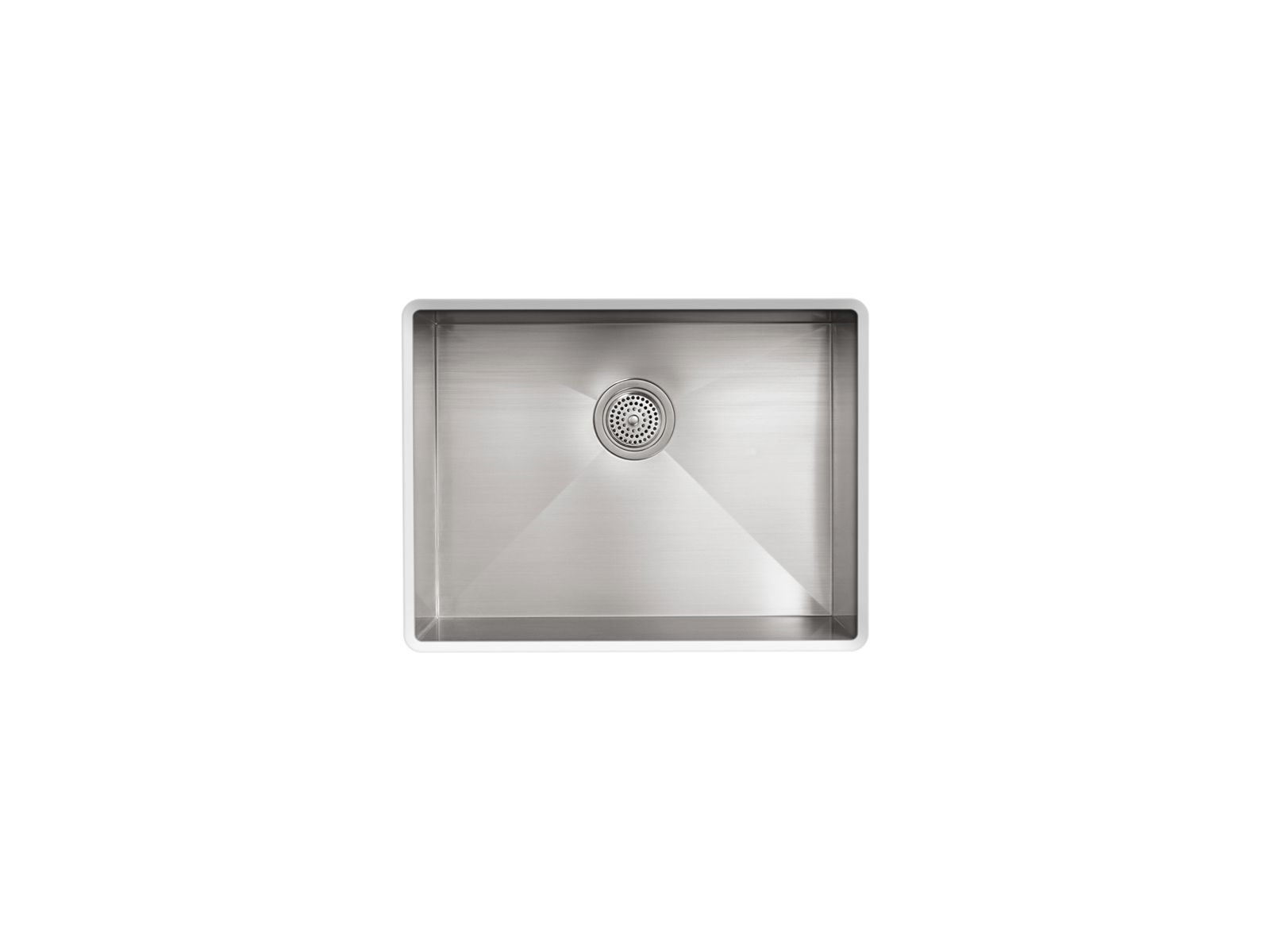 KOHLER K-3822-4-NA Vault 25" Top-/Undermount Single-Bowl Kitchen Sink - Stainless Steel