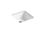 KOHLER K-6587-7 Iron/Tones 21" Top-/Undermount Single-Bowl Bar Sink - Black Black