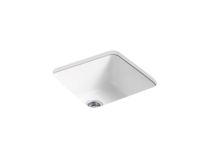 KOHLER K-6587-95 Iron/Tones 21" top-/undermount single-bowl bar sink - Ice Grey