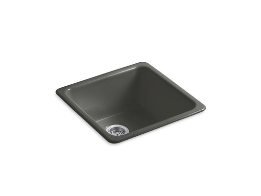 KOHLER K-6587-58 Iron/Tones 21" Top-/Undermount Single-Bowl Bar Sink In Thunder Grey