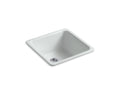 KOHLER K-6587-95 Iron/Tones 21" Top-/Undermount Single-Bowl Bar Sink - Ice Grey