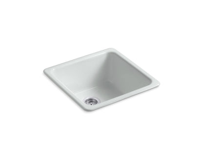 KOHLER K-6587-95 Iron/Tones 21" top-/undermount single-bowl bar sink - Ice Grey