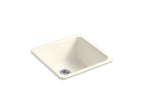 KOHLER K-6587-96 Iron/Tones 21" Top-/Undermount Single-Bowl Bar Sink - Biscuit