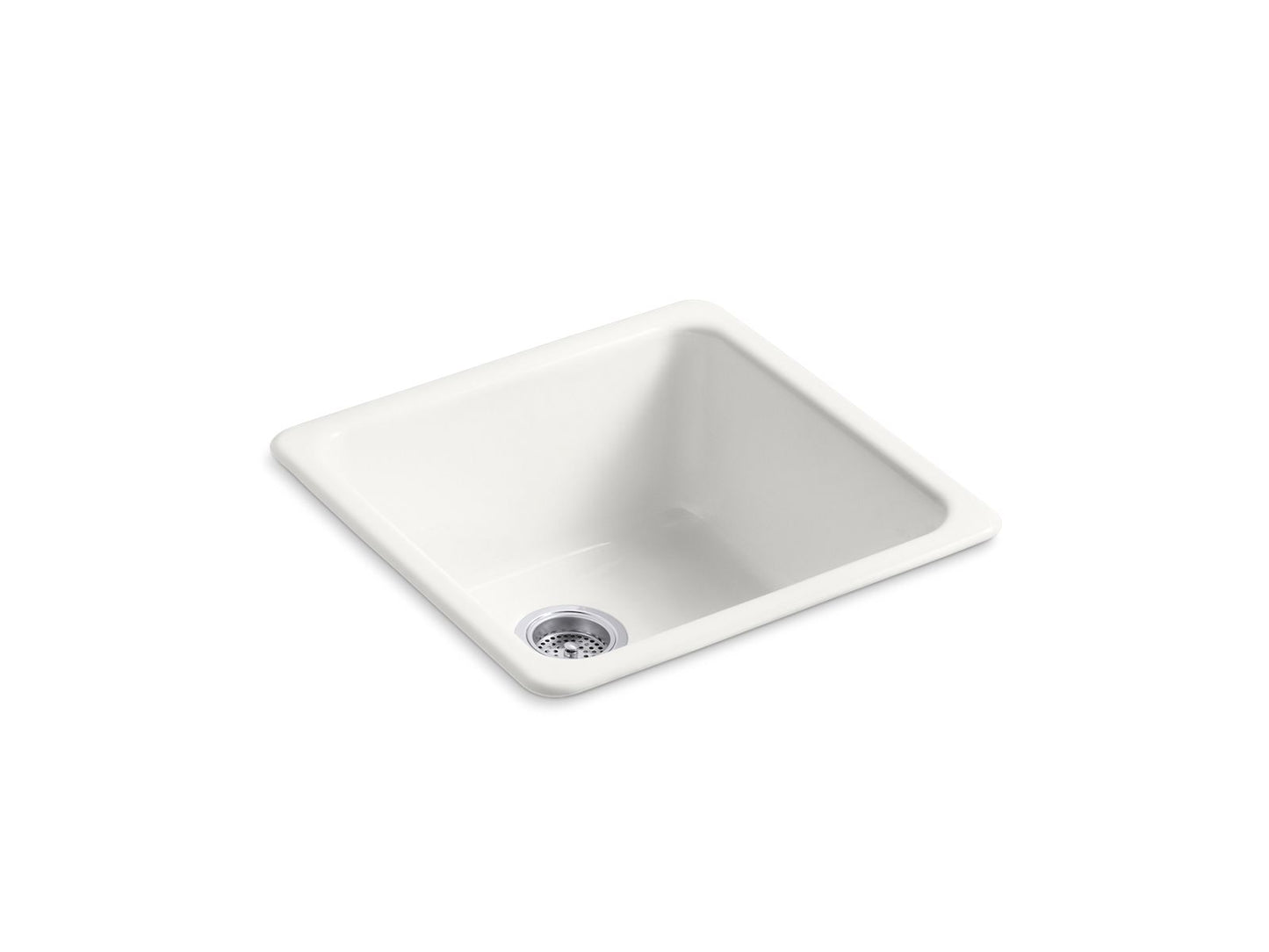 KOHLER K-6587-FF Iron/Tones 21" Top-/Undermount Single-Bowl Bar Sink In Sea Salt