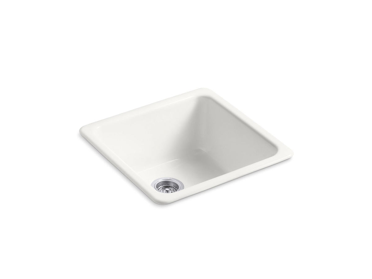 KOHLER K-6587-FF Iron/Tones 21" Top-/Undermount Single-Bowl Bar Sink - Sea Salt