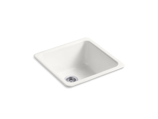 KOHLER K-6587-FF Iron/Tones 21" top-/undermount single-bowl bar sink - Sea Salt