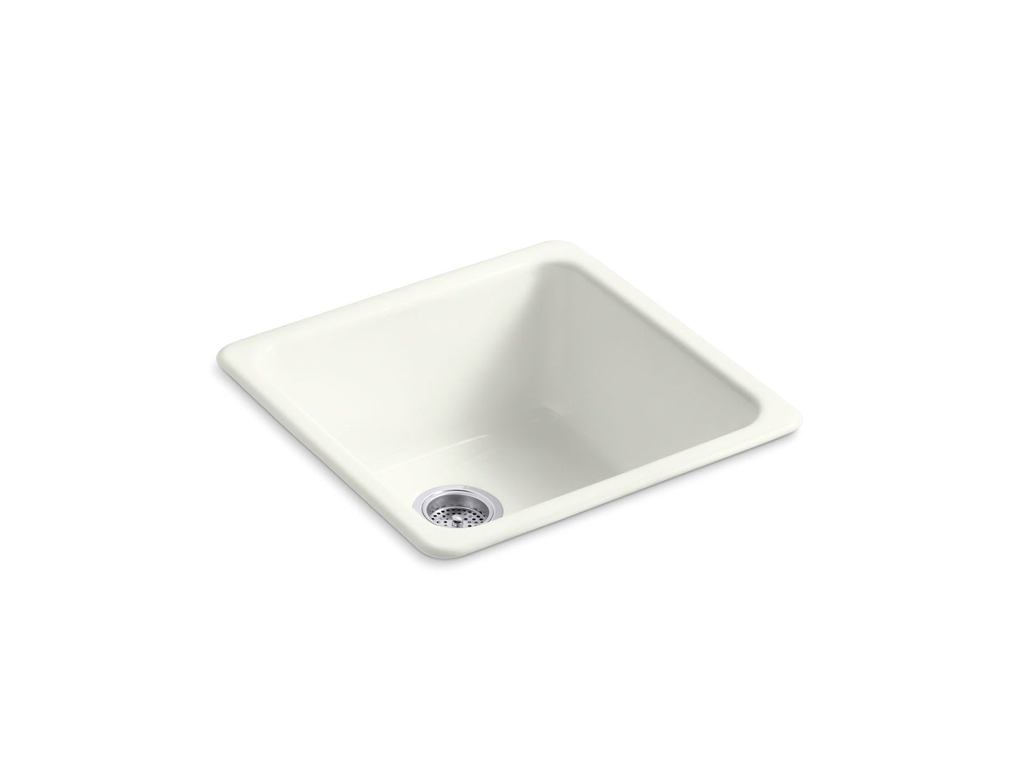 KOHLER K-6587-NY Iron/Tones 21" Top-/Undermount Single-Bowl Bar Sink In Dune