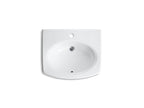 KOHLER K-2035-1-0 Pinoir 22" Oval Wall-Mount Bathroom Sink - White