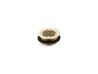 KOHLER K-9132-AF Round Shower Drain For Use With Plastic Pipe, Gasket Included - Vibrant French Gold