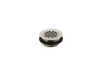 KOHLER K-9132-BN Round Shower Drain For Use With Plastic Pipe, Gasket Included - Vibrant Brushed Nickel