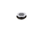 KOHLER K-9132-AF Round Shower Drain For Use With Plastic Pipe, Gasket Included - Vibrant French Gold