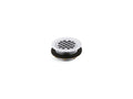 KOHLER K-9132-CP Round Shower Drain For Use With Plastic Pipe, Gasket Included - Polished Chrome