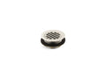KOHLER K-9132-SN Round Shower Drain For Use With Plastic Pipe, Gasket Included - Vibrant Polished Nickel