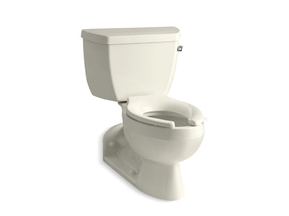KOHLER K-3554-RA-96 Barrington Two-piece elongated toilet, 1.6 gpf - Biscuit