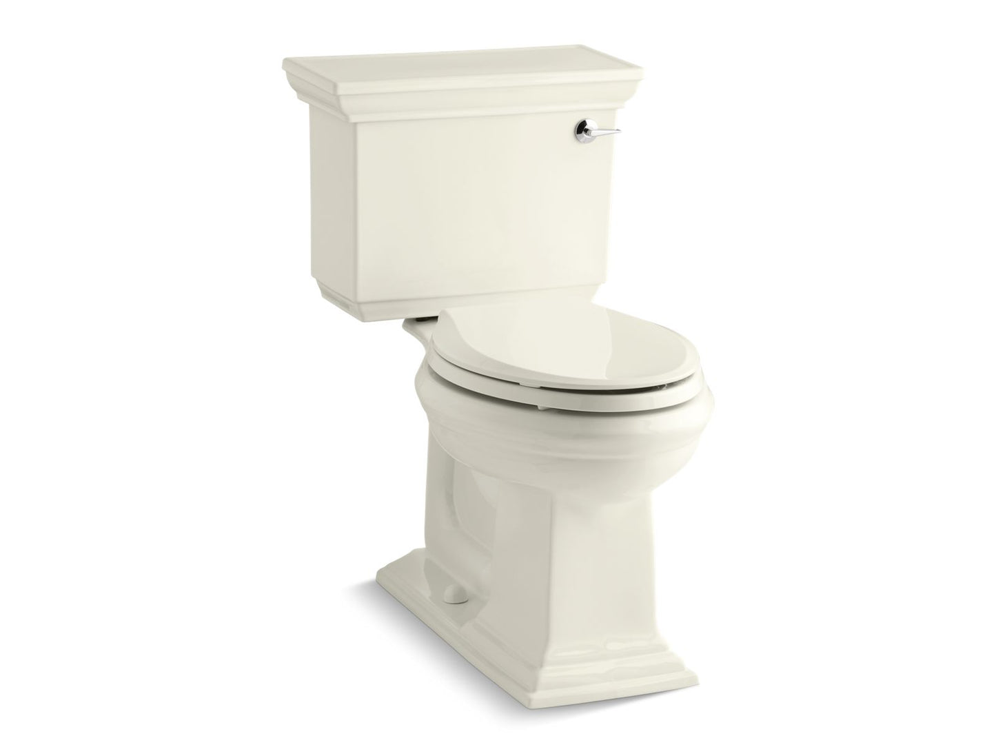 KOHLER K-3817-RA-96 Memoirs Stately Two-piece elongated toilet, 1.28 gpf - Biscuit