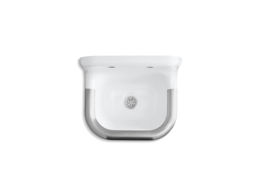 KOHLER K-6714-0 Bannon 22-1/4" Wall-Mount Service Sink - White