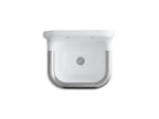 KOHLER K-6716-0 Bannon 24" X 20-1/4" Wall-Mount Or P-Trap Mount Service Sink With Rim Guard And Back Drilled On 8" Centers - White