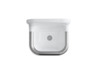 KOHLER K-6719-0 Bannon 24" X 20-1/4" Wall-Mount Or P-Trap Mount Service Sink With Rim Guard And Blank Back - White
