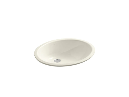 KOHLER K-2210-96 Caxton 19-1/4" Oval Undermount Bathroom Sink In Biscuit