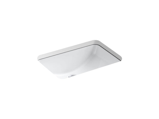 KOHLER K-2214-0 Ladena 21" Rectangular Undermount Bathroom Sink In White