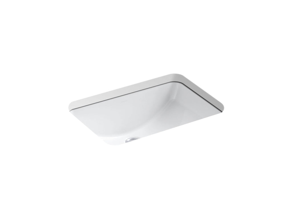 KOHLER K-2214-0 Ladena 21" Rectangular Undermount Bathroom Sink - White