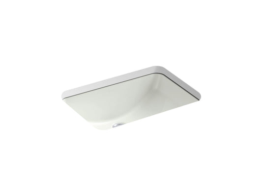 KOHLER K-2214-G-NY Ladena 21" Rectangular Undermount Bathroom Sink With Glazed Underside, No Overflow In Dune