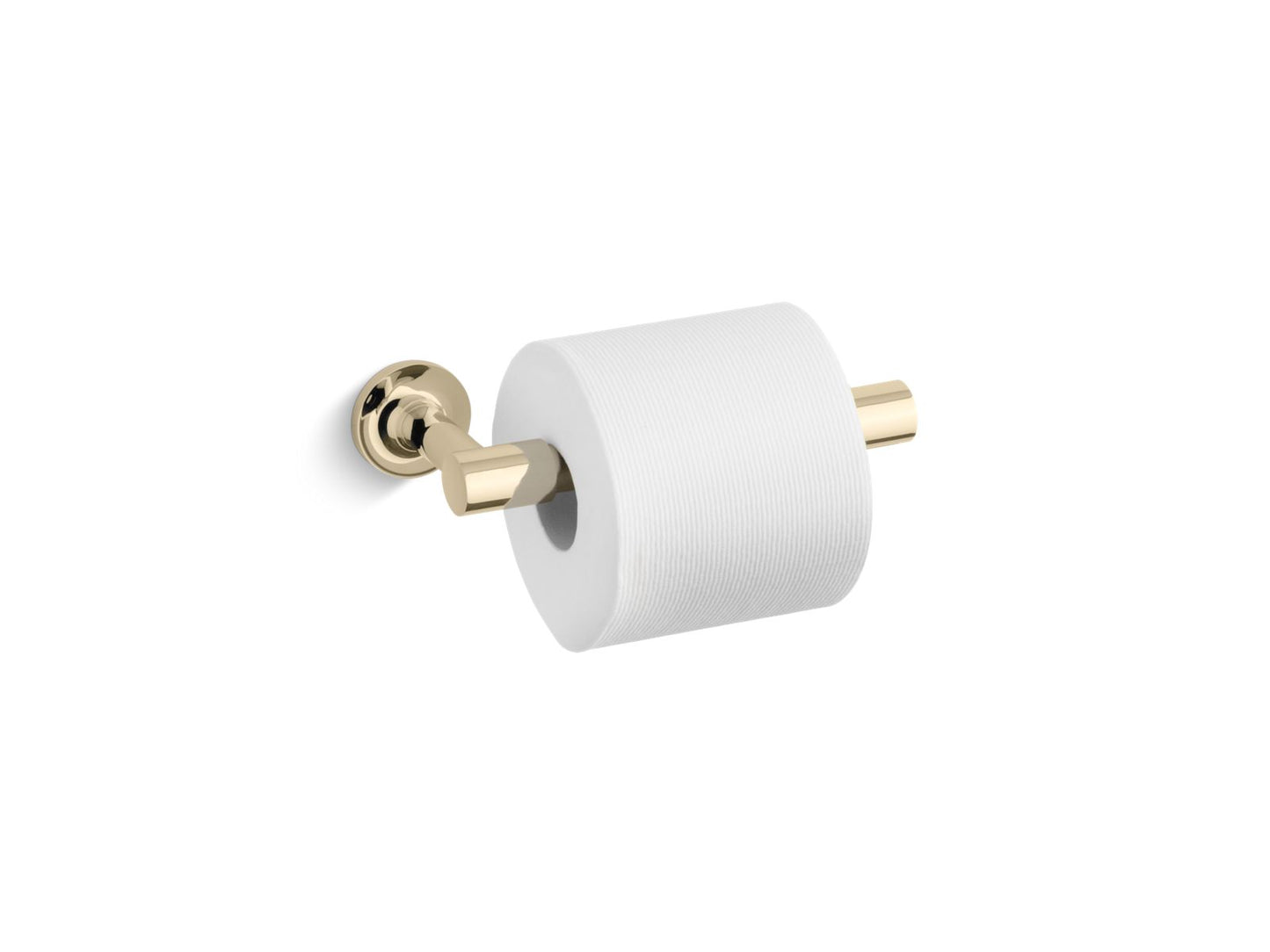 KOHLER K-14377-AF Purist Pivoting Toilet Paper Holder In Vibrant French Gold