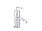 KOHLER K-14402-4A-CP Purist Single-Handle Bathroom Sink Faucet With Straight Lever Handle, 1.2 Gpm - Polished Chrome