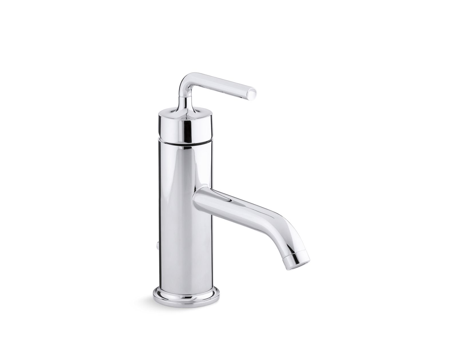 KOHLER K-14402-4A-CP Purist Single-Handle Bathroom Sink Faucet With Straight Lever Handle, 1.2 Gpm - Polished Chrome