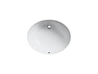 KOHLER K-2211-0 Caxton 21-1/4" Oval Undermount Bathroom Sink - White
