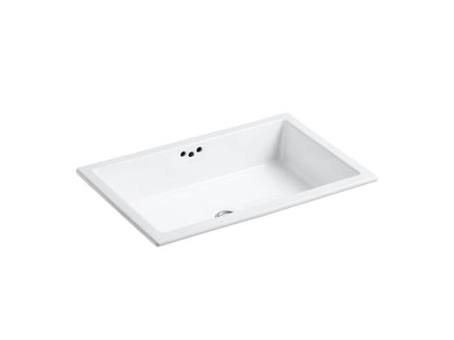 KOHLER K-2297-0 Kathryn 24" rectangular undermount bathroom sink - White