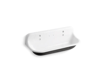 KOHLER K-3202-0 Brockway 48" wall-mount utility sink - White