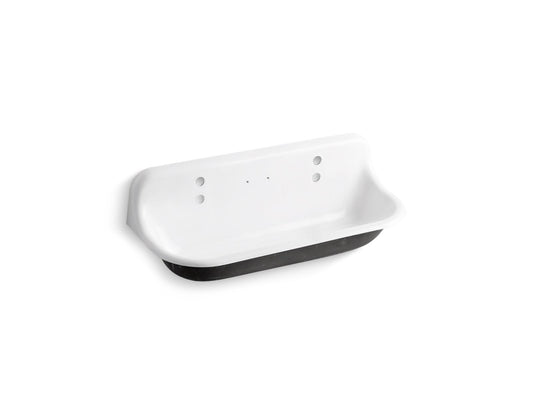 KOHLER K-3202-0 Brockway 48" wall-mount utility sink - White