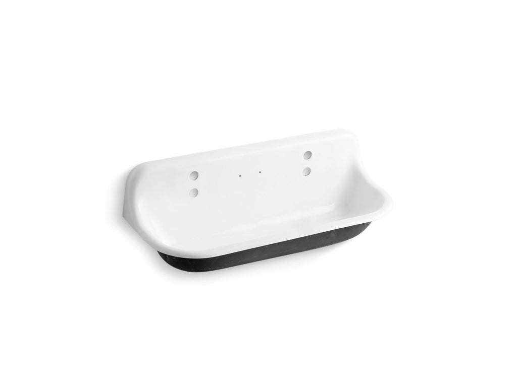 KOHLER K-3202-0 Brockway 48" Wall-Mount Utility Sink - White