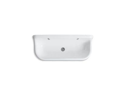 KOHLER K-3202-0 Brockway 48" wall-mount utility sink - White