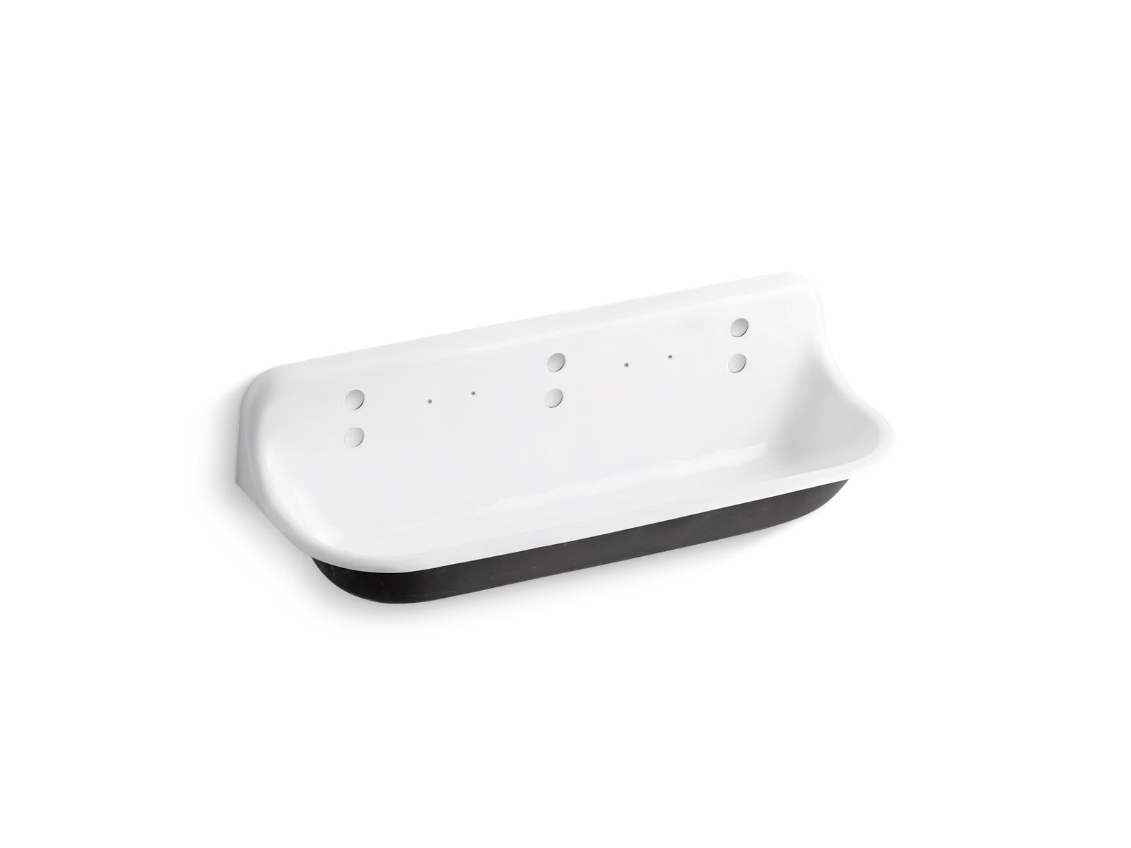 KOHLER K-3203-0 Brockway 60" Wall-Mount Utility Sink - White