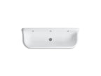 KOHLER K-3203-0 Brockway 60" Wall-Mount Utility Sink - White