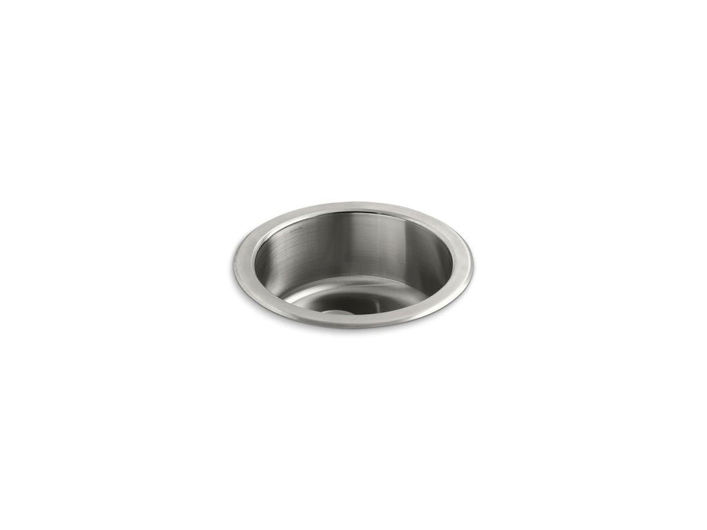 KOHLER K-3341-NA Undertone Lyric 18-1/2" Top-/Undermount Single-Bowl Bar Sink - Stainless Steel
