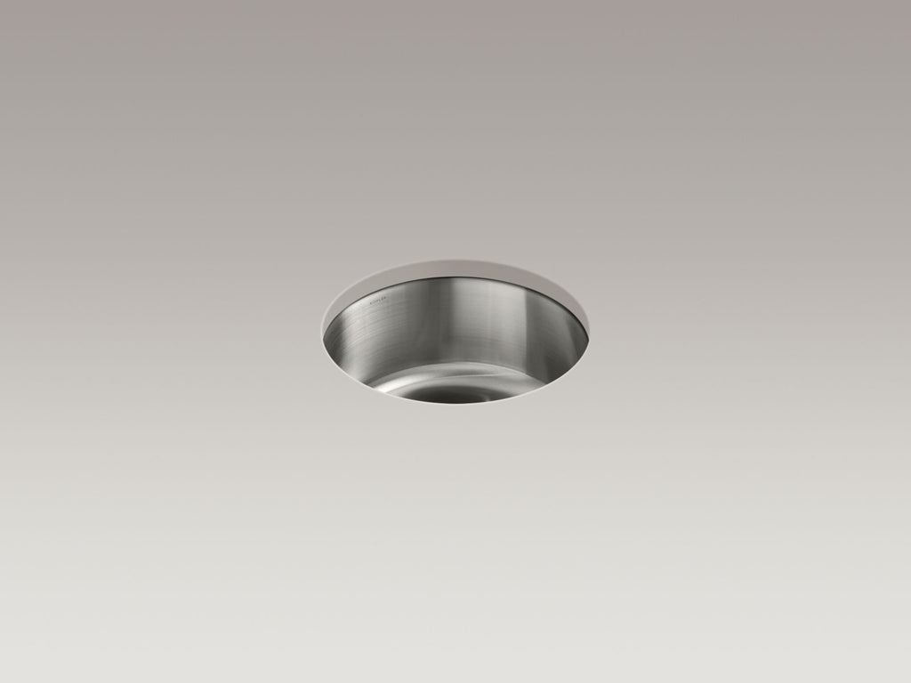 KOHLER K-3341-NA Undertone Lyric 18-1/2" Top-/Undermount Single-Bowl Bar Sink - Stainless Steel