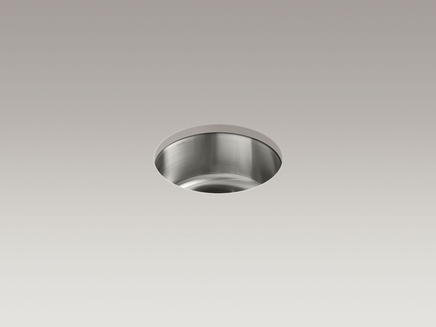 KOHLER K-3341-NA Undertone Lyric 18-1/2" top-/undermount single-bowl bar sink - Stainless Steel