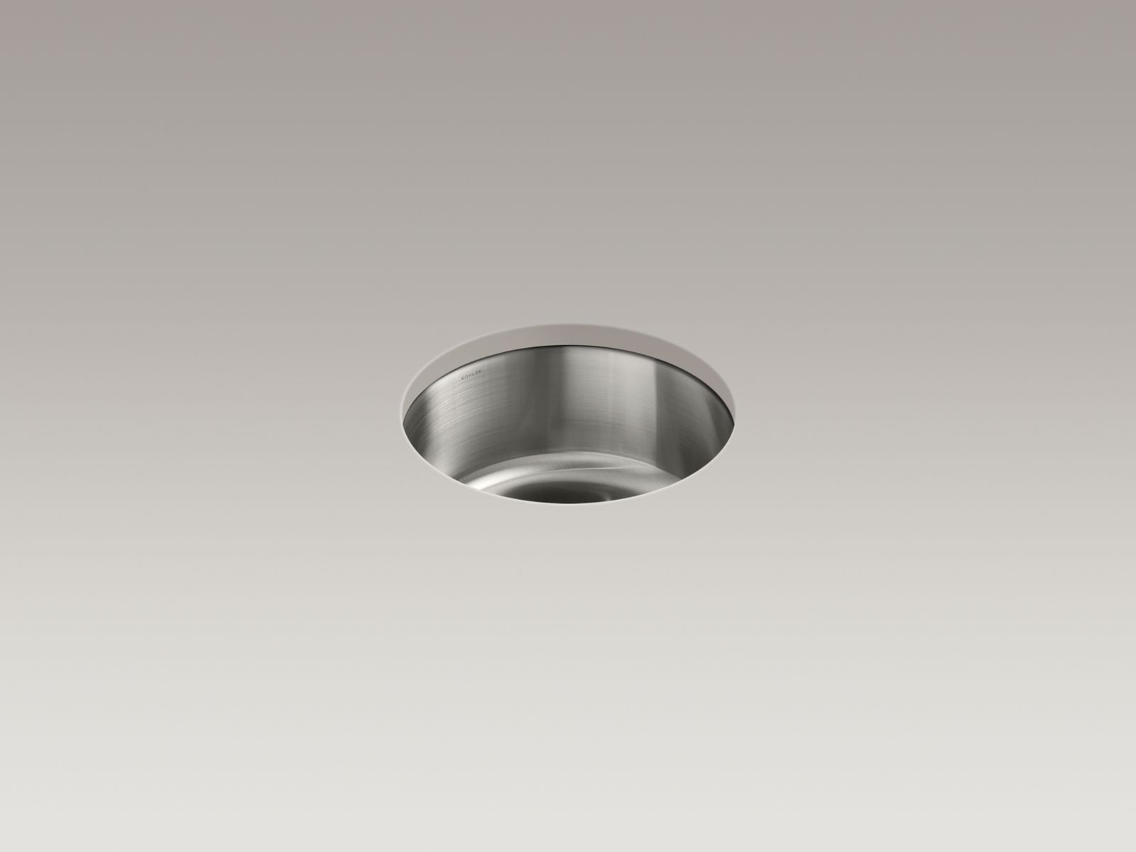 KOHLER K-3341-NA Undertone Lyric 18-1/2" Top-/Undermount Single-Bowl Bar Sink - Stainless Steel