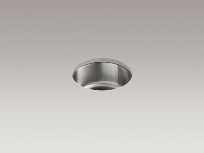 KOHLER K-3341-NA Undertone Lyric 18-1/2" top-/undermount single-bowl bar sink - Stainless Steel