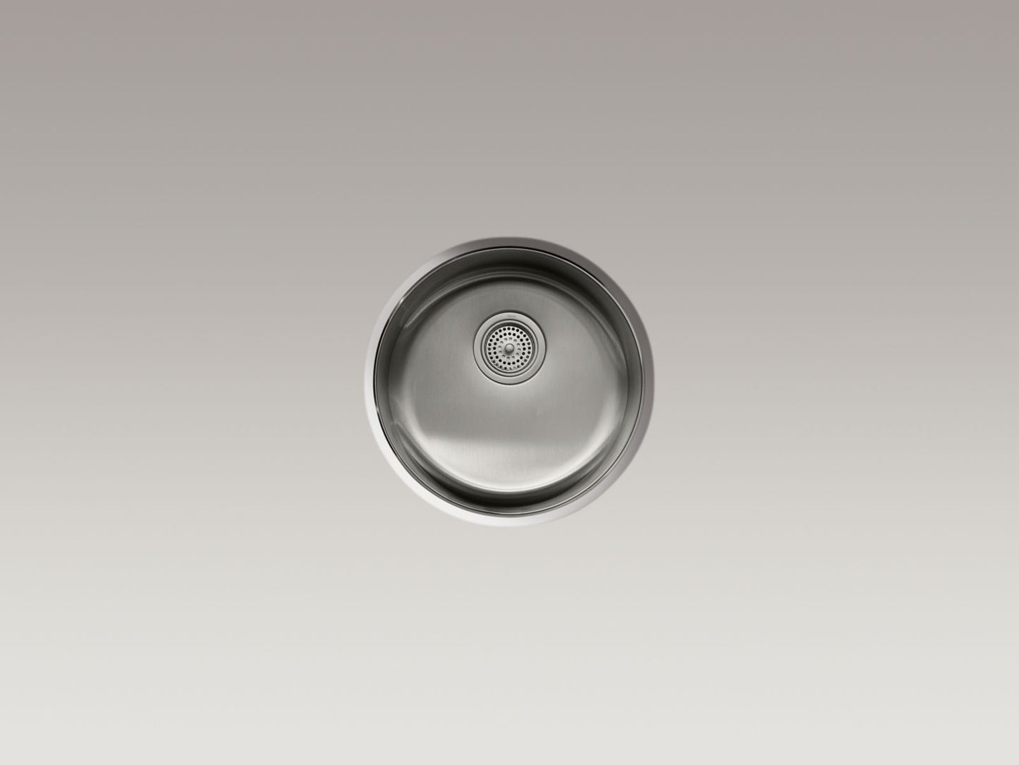 KOHLER K-3341-NA Undertone Lyric 18-1/2" top-/undermount single-bowl bar sink - Stainless Steel
