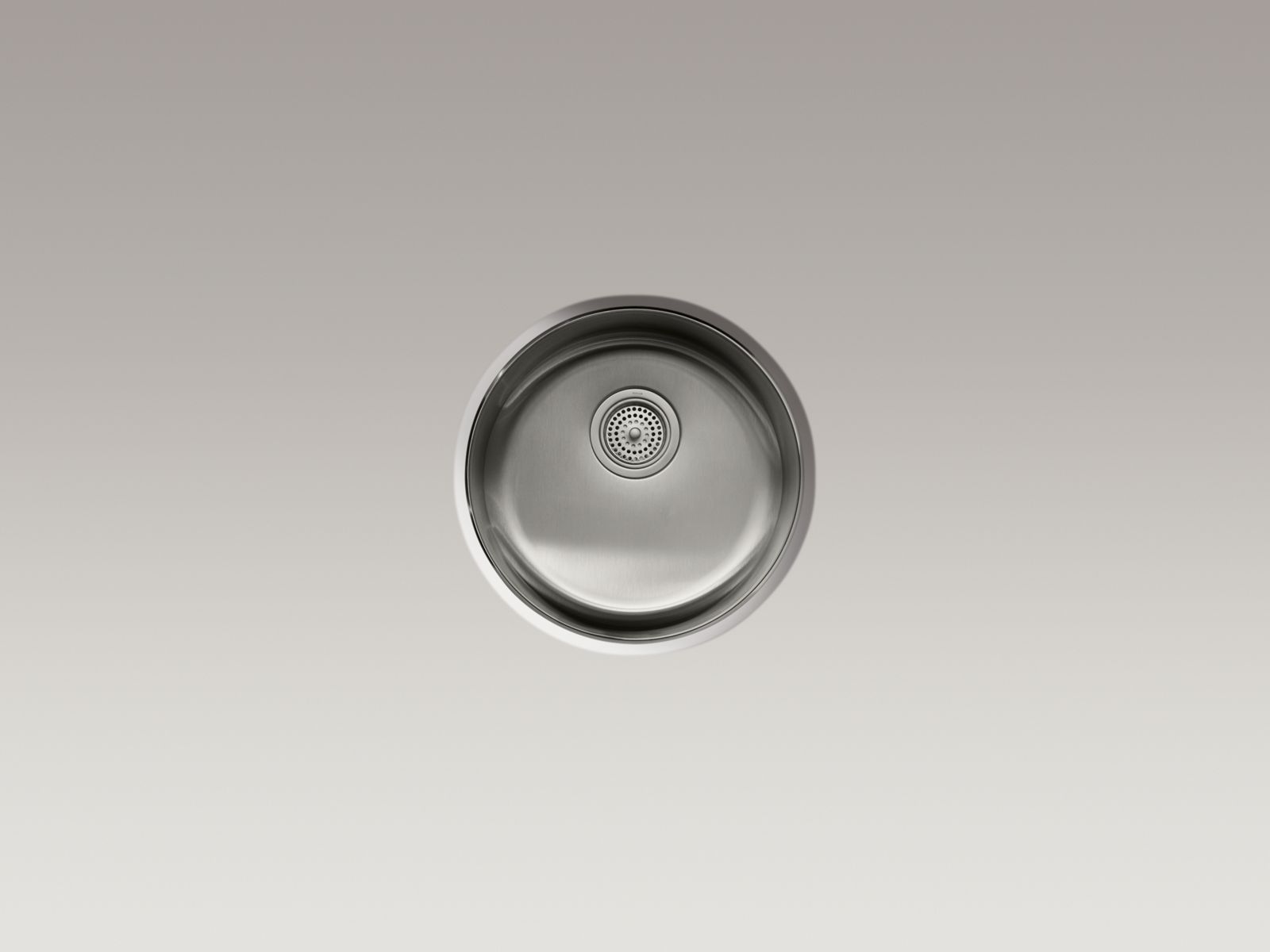 KOHLER K-3341-NA Undertone Lyric 18-1/2" Top-/Undermount Single-Bowl Bar Sink - Stainless Steel