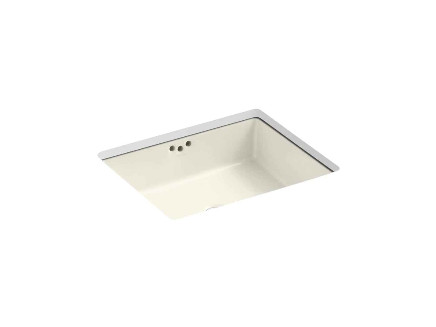 KOHLER K-2330-96 Kathryn 19-3/4" Rectangular Undermount Bathroom Sink In Biscuit