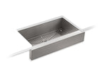 KOHLER K-3943-NA Vault 35-1/2" Undermount Single-Bowl Farmhouse Kitchen Sink - Stainless Steel