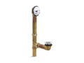 KOHLER K-11677-CP Swiftflo Adjustable Drain, 20-Gauge Brass, For 18-1/2" To 20-1/2" Baths - Polished Chrome