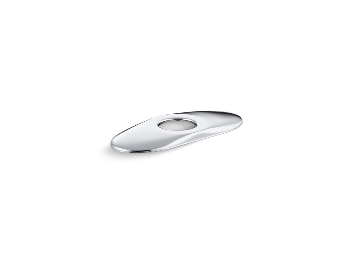 KOHLER K-14531-CP Escutcheon Plate, 6" In Polished Chrome