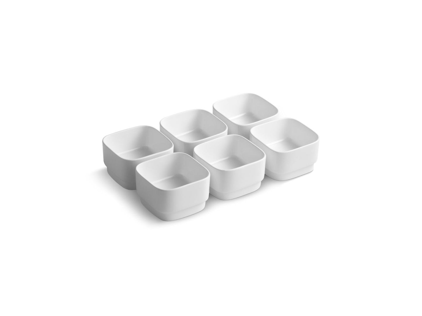 KOHLER K-6235-NA Stages Prep Bowls (Set Of 6) For Stages 33" And 45" Sinks